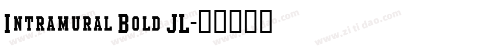 Intramural Bold JL字体转换